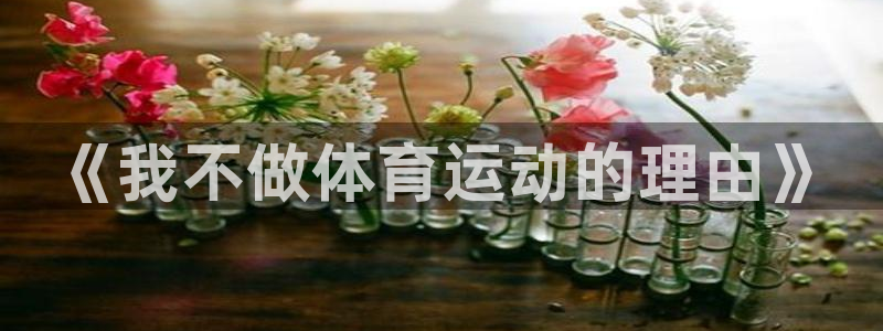 意昂体育凯捷登陆：《我不做体育运动的理由》