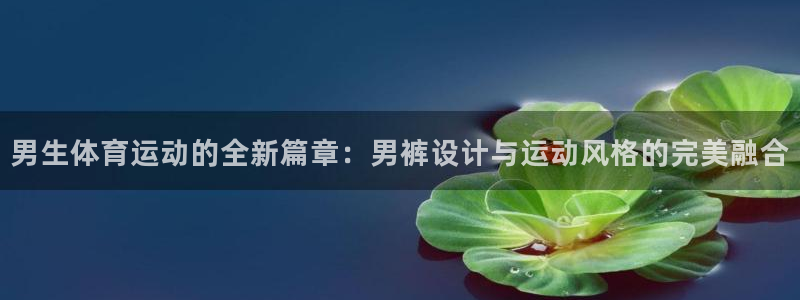 意昂新能源汽车科技有限公司：男生体育运动的全新篇章：男裤设计与运动风格的完美融合
